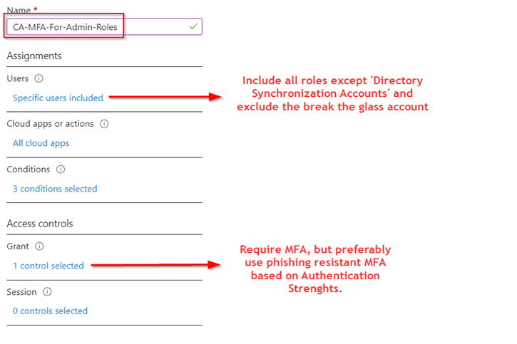 Using the new protected actions feature with Conditional Access