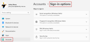 Start hiding the password option from the login screen in Windows 11 ...